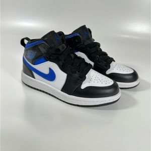 Nike Air Jordan 1 Retro Mid Game Royal Blue White Black 640734-140 Size 12C